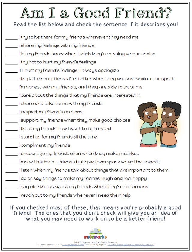 Healthy Relationship Worksheets For Youth